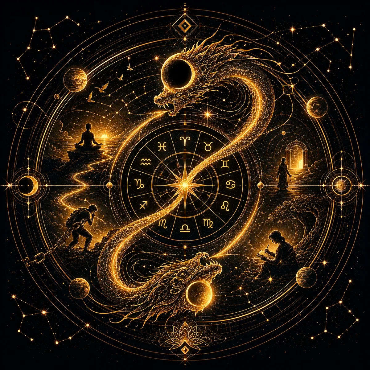 Karmic Lessons — Kalmanas Vedic astrology report